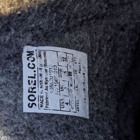 SOREL youth JOAN of Arctic winter boots size 4 US - Picture 11 of 11